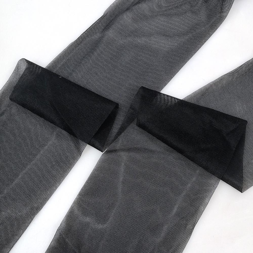 BEILEISI Silicone Anti-Slip Lace Trim Thigh-High Stockings 2132