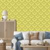 Wallpaper Geometric rhombuses yellow, yellow center 50x1000