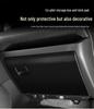 Buick E5 Door Kick Mats: Carbon Fiber Passenger Seat Protection Stickers.
