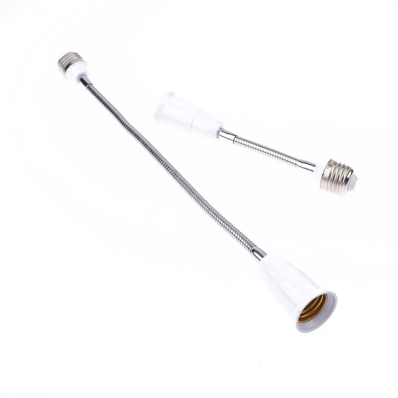 18Cm 28Cm 38Cm 48Cm Flexibil E27 la E27 Extensie bec LED Suport lampă Soclu 220V Convertizor Suport lampă LED