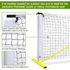 TOBWOLF 22x3ft Pickleball Replacement Net, Indoor Outdoor Pickleball Net for Most Free-Standing Pickle Ball Frame, Official Regulation Size Net for