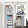 5Layered hanging storage box - Anti-tilt Large Capacity Suitable for Bedroom Bathroom Food storage room - The perfect gift for Halloween and