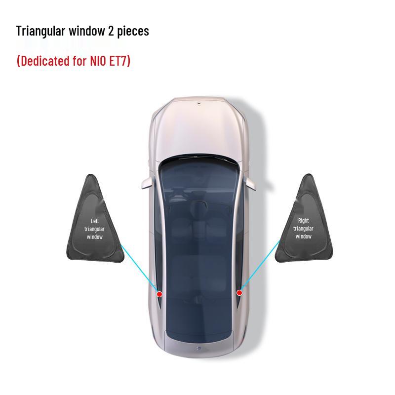 NIO ET7 Car Sunshade: Sunroof Heat Insulation & Anti-Peeping Modification Supplies