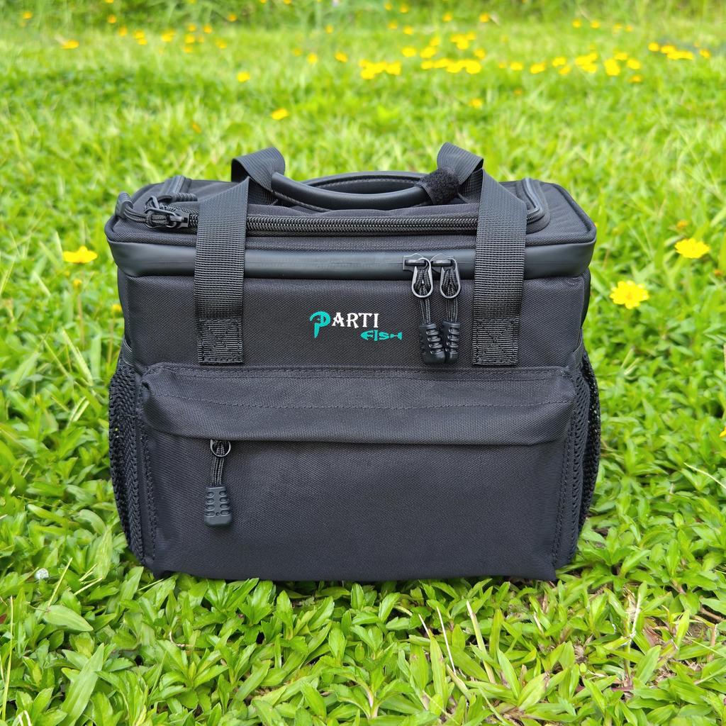 PARTI FISH Insulated Cooler Bag, 9L Capacity, 5-Layer Insulation, Lightweight Tote Style for Camping, Fishing, Going to Work, and the Beach,