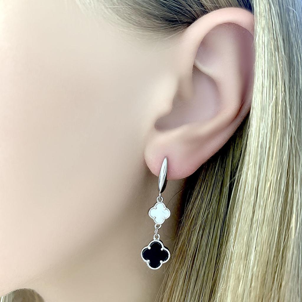 Silberohrringe mit Emaille (2086307)