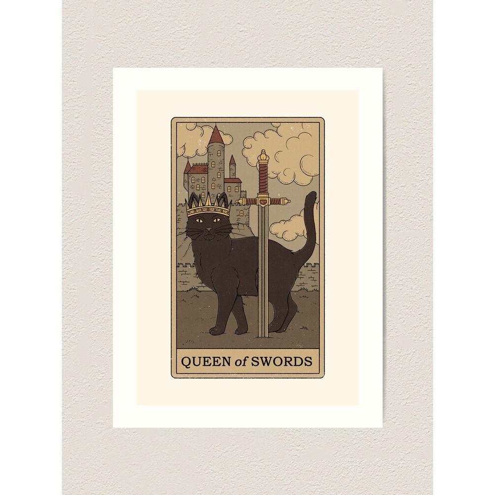 Tapestry Art of the Queen of Swords 75x100