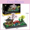 Kit de Blocos de Construção Micro ABS Para Decoração de Jardim Zen Brincadeira Criativa DIY