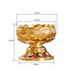 Alloy Tealight Candle Holder Cup Table Centerpiece Delicate Lotus Shape Ghee Candlestick for