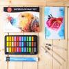 Künstler-Aquarellmalset 36 Farben feste Aquarellfarbe mit Wasserpinsel für Kinder Erwachsene Skizzieren Malen