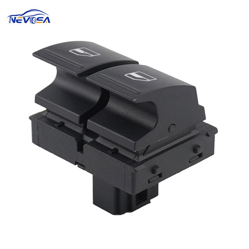1Z0959858: Compatible Front Left Window Lifter & Glass Control Switch for Skoda Octavia & Fabia.