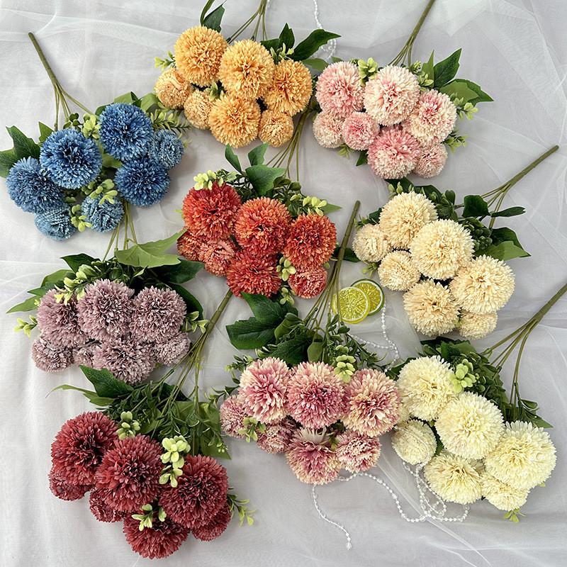 Faux Silk Flower Bouquet For Wedding Decor With Realistic Design For Home And Photography Use