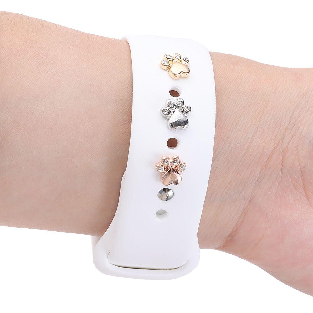 Creative Nails Diamond Strap Accessories Watch Band Ornament Wristbelt Charms Decorative Ring