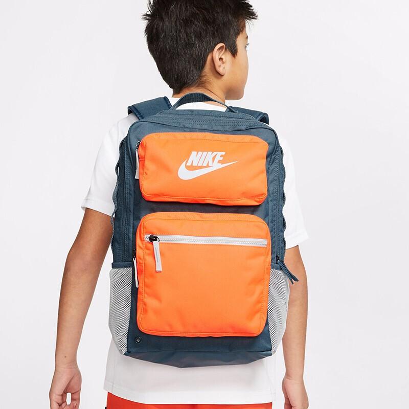Nike Polyester Travel Bag Backpack Regular Unisex Orange Casual BA6170-058