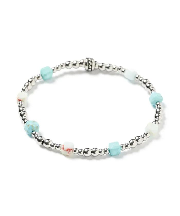 H Skycube Point Surgical Steel Ball Bracelet (C2601AC1391_SV)