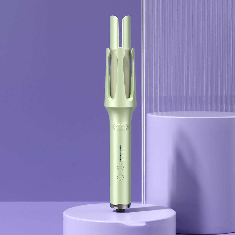 

32mm Barrel Size Automatic Rotating Hair Curler Negative Ion Hair Curling Iron Hair Salon Use зелёный