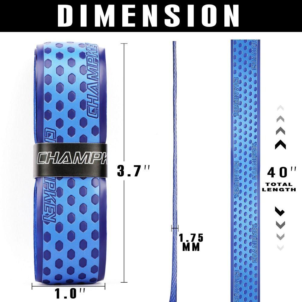 PU Stripes Bat Grip Tape Elasticity Tennis Racket Handle Grip Baseball Sweatband Tape  Softball Bat