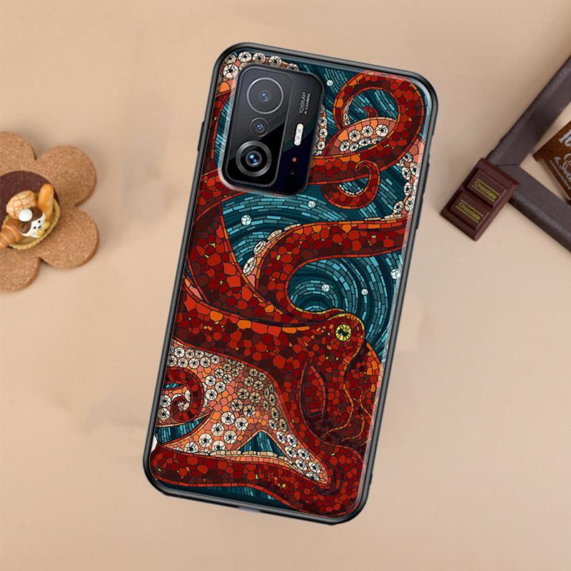 

Marine Life Ocean Octopus Case For Xiaomi POCO X7 X6 X5 X3 Pro F3 F5 F6 M6 Pro 13 14 Ultra 11T 12T 13T 14T Pro Cover POCO F3