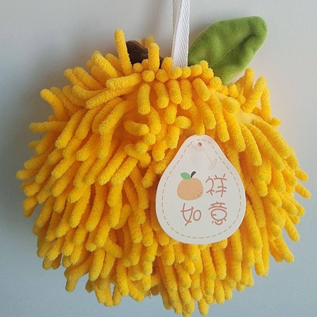 New Fruit Chenier Hand Towel Hanging Kitchen Bathroom Toilet Thick Handball Cute Absorbent Towel