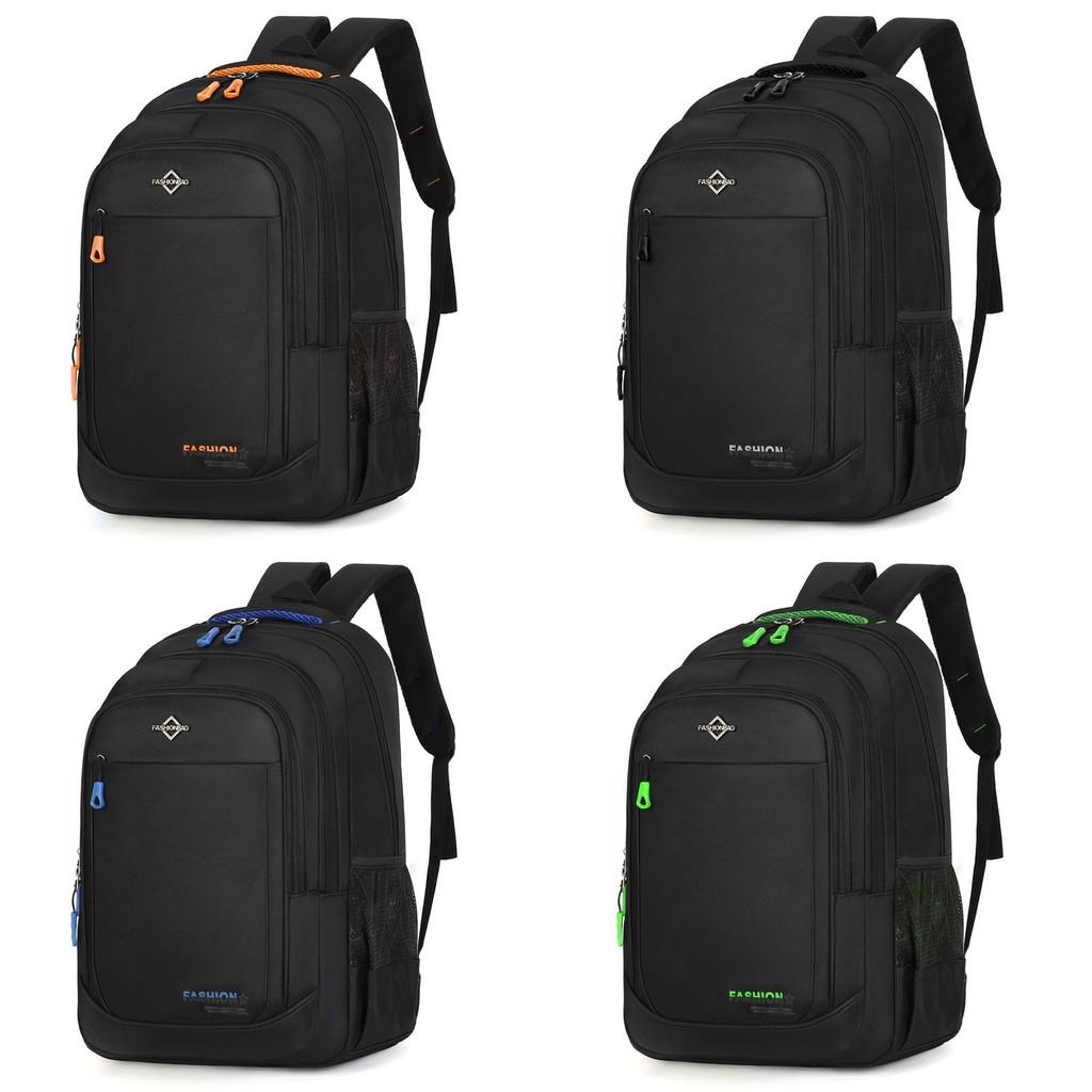 Oxford Fabric Large Capacity Backpack For Students With Breathable Straps For Travel And School Use