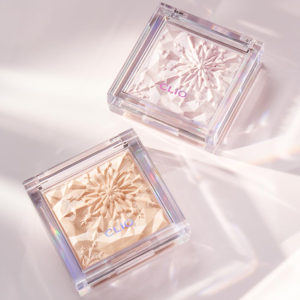 CLIO Prism Highlighter 06 Ruby Powder Pearlescent Face Illuminator Korean K-Beauty Makeup Radiant Glow Cosmetic