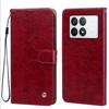 Vintage Crazy Horse Texture PU Leather Flip Wallet Phone Case for Xiaomi POCO F8 Pro Card Holder Kickstand Shockproof Protective Cover