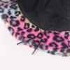 Autumn and Winter Internet Celebrity Colorful Leopard Print Bucket Hat Fashion Versatile Personality Travel Basin Hat Women's Windproof Warm Hat