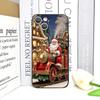 Cartoon Christmas-themed Santa Claus Phone Case for IPhone 16 12 11 14 13 15 Pro Max Mini X XS MAX XR SE2 7 8 14 Plus Soft Cover
