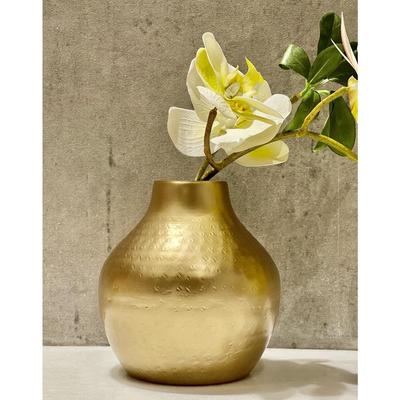 Vase à fleurs en métal pour la décoration de la maison et du salon, décor Vintage, décor Antique pour la maison, fleur artificielle gratuite