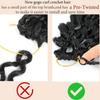 10”Gogo Curl Crochet Hair Short Curly Crochet Hair for Women Pre Looped Ocean Wave Crochet Hair Water Wave Crochet Braiding Hair