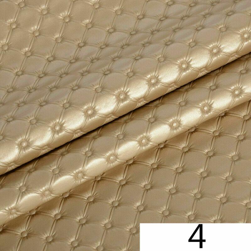 100x138cm Ražená PU kůže Umělá Syntetická Kůže Látky na Šití DIY Taška Pohovka Dekorace do Auta Domácí Čalounický Materiál