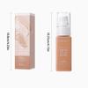 Liquid Foundation, Long-Lasting Dewy Finish Foundation with Pump, Lightweight Skin-Like Glow Full Coverage Face Makeup, Waterproof Liquid Base