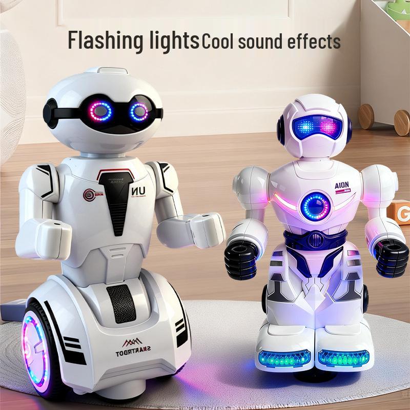Interactive Dancing Robot Toy: Smart, Flashing, and Educational for Kids