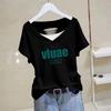 Women's 2024 Summer Pure Cotton Loose-Fit Short-Sleeve Korean T-Shirt