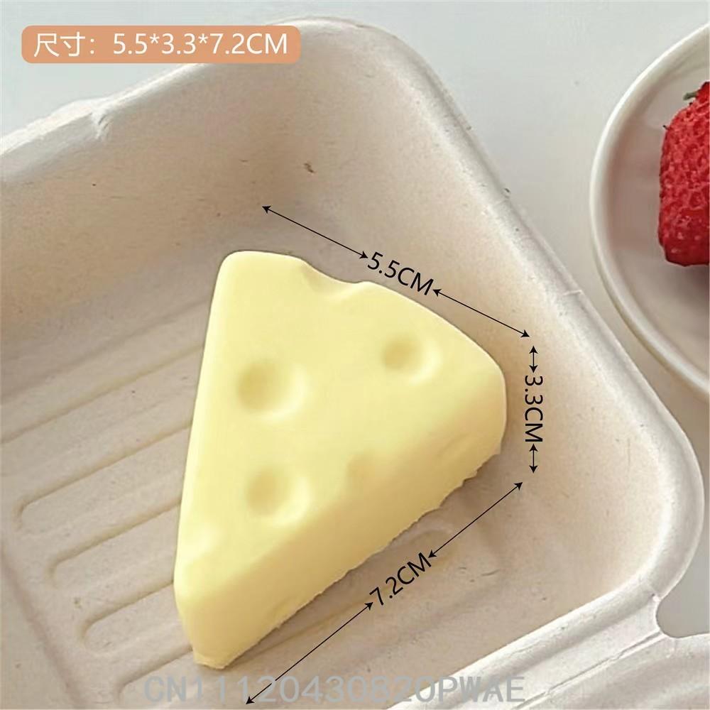 Palla Morbida Formaggio Dumpling colore casuale 1 pz Ornamenti Formaggio Simulazione Pallina Spremibile Burro Fidget colore casuale 1 pz Sollievo dallo Stress