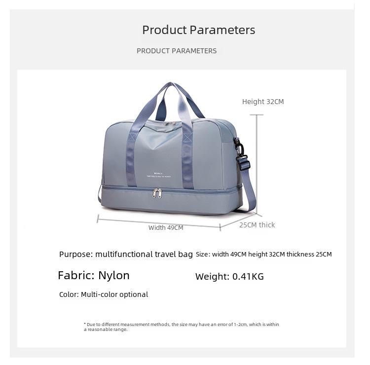 Large Capacity Travel Bag for Men and Women - Perfect for Short Business Trips, Gym, and Sports