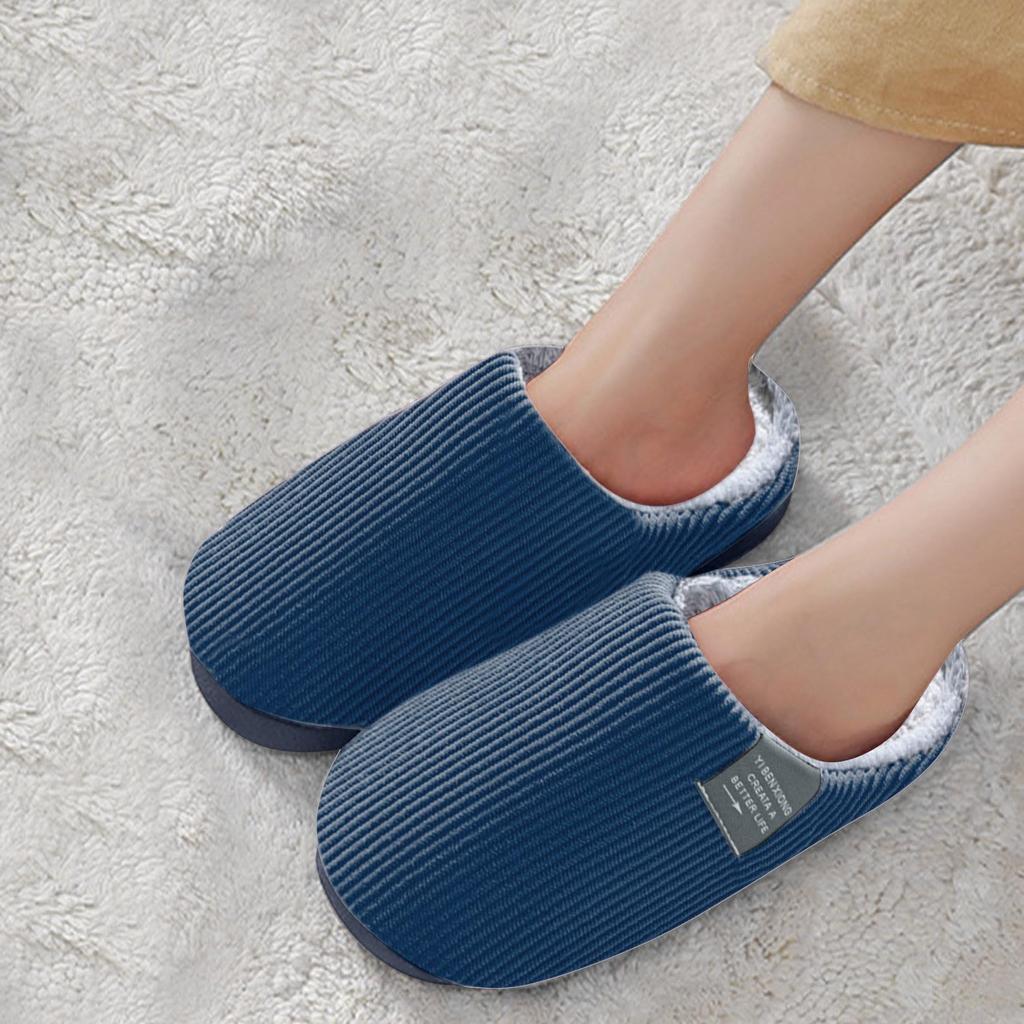 Slippers Women's Winter Plush Slippers Men's Warm Slippers Women Comfortable Slippers Unisex