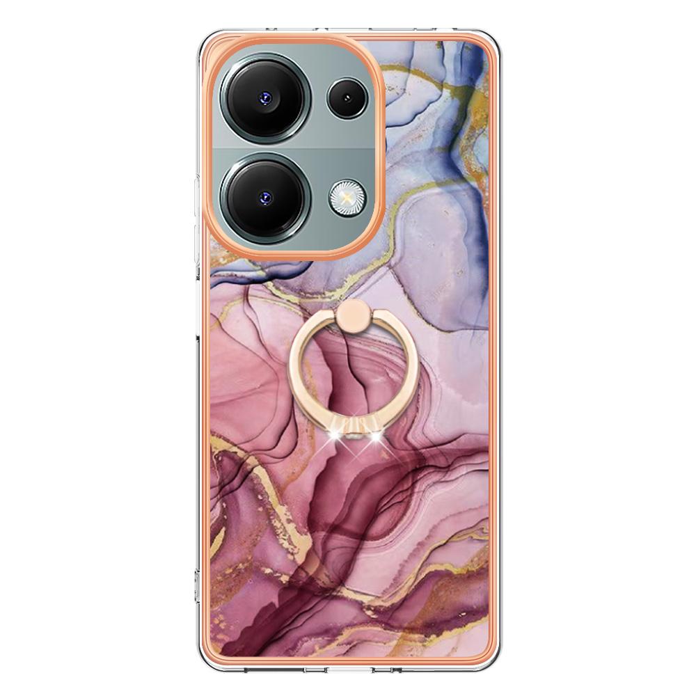 YB IMD Series-17 Style-E For Xiaomi Redmi Note 13 Pro 4G/Poco M6 Pro 4G TPU Case Kickstand Phone Cover