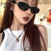 New Versatile Trend Sunglasses Premium Sense Driving Cat Eye Sunglasses Men's and Women's Street Shooting Glasses Han Chao
