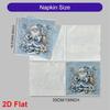 20pcs Disposable Napkins with Santa Claus Pattern Print for Wedding,Parties,and Daily Use for Thanksgiving Fall Christmas Table Decoration