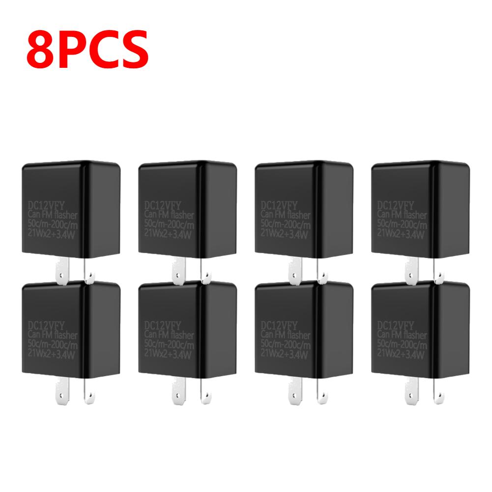 20-1pcs Fix Motorcycle Flasher High Power DV 12V Relay Adjustable Motorbike Flasher Multiple Protection LED Turn Indicator