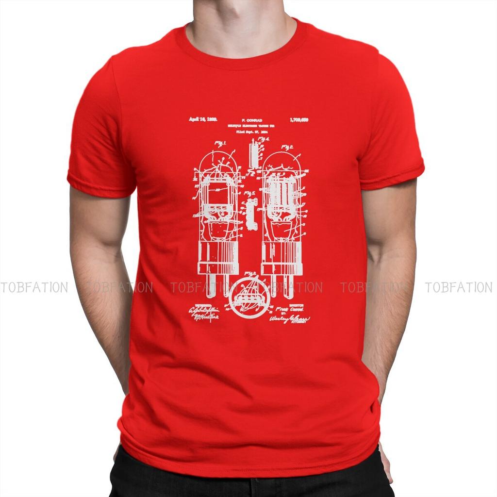 Patent 1924 O Neck Tshirt Vacuum Tube Fabric Original T Shirt Unisexs Tops Big Sale