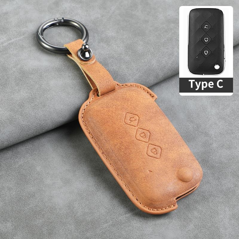 Sheepskin 3 Button Car Key Case Cover Shell for SGMW Wuling Hongguang S for Baojun 510 730 360 560 RS-5 530 630 Car Keychain