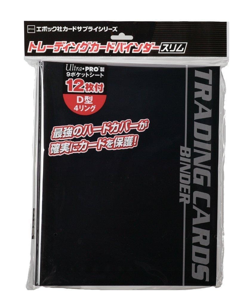 Epoch Trading Card Binder Slim H310mm X W271mm Includes 12 UltraPRO Sheets Card Supplies Trading Cards Ages 6 and Up EPOCH 9-pocket