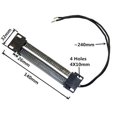 1Stk. PTC Lufterhitzer 12V 50W/100W/150W Elektrischer Heizkörper Oberfläche des isolierenden Heizelements Wärmetauscher