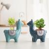 Flowerpot Cute Ornamental Ceramic Animal Micro Vase Flower Holder for Home