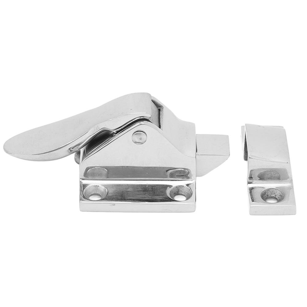 48 X 38mm Marine Grade Door Latch Lockable Latch Clamp Twist Catch Latch Cabinet Door Latch RV