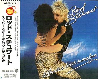 CD ROD STEWART  Blondes Have More Fun WPCR1014PROMO WARNER BROS 1997 Japan ObiRock Used
