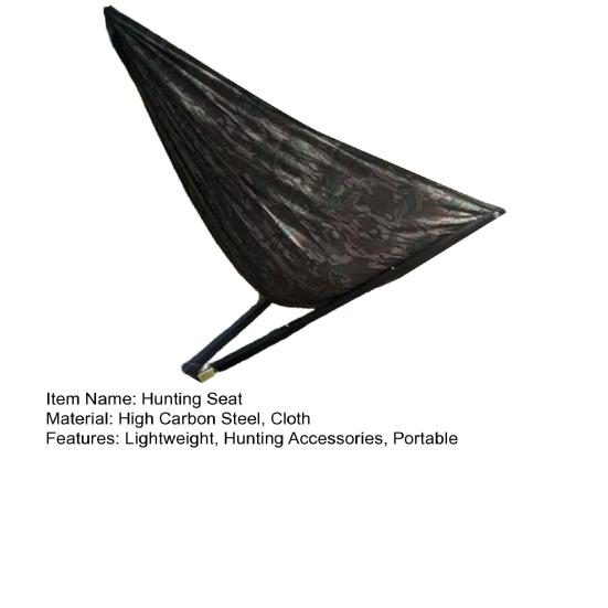 Outdoor Low Down Jagdsitz Tragbarer Leichter Hirschjagd Hängemattensessel Faltbarer Baum Sitz Schwerlast Campinghocker am Baum