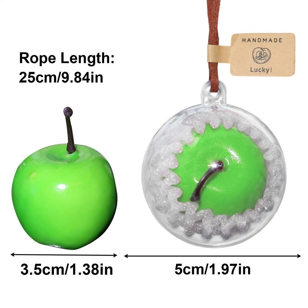Car Christmas Ornament Fruit Rearview Pendant Portable Creative Car Charm For Vehicle Interior Christmas Tree Truck Women Men