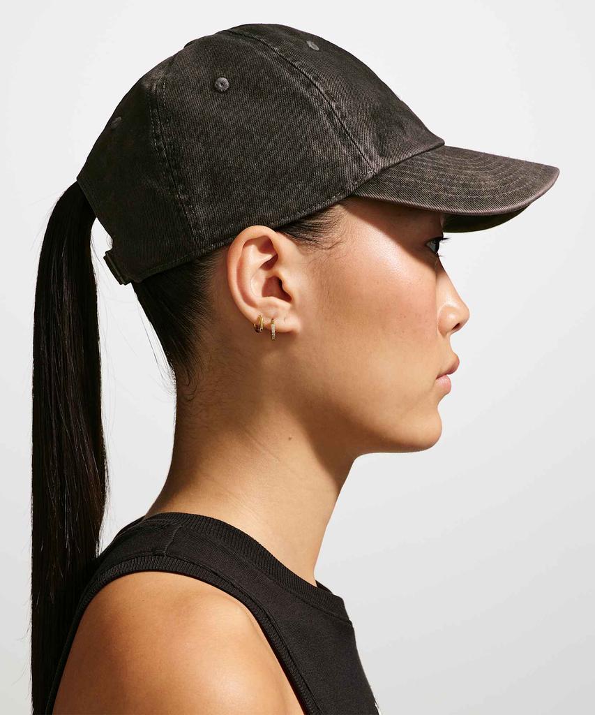 Nike Club Unstructured Denim Cap - Anthracite:White / Hf0383-060